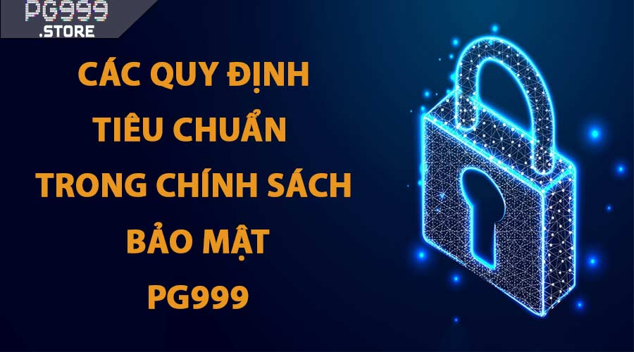 Các quy định tiêu chuẩn trong Chính Sách Bảo Mật PG999